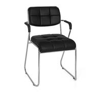 ZANTA - Sedia visitatore Sedia da conferenza Nero