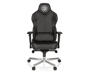 HJH Office 734270 da Gaming/Ufficio GAMEBREAKER Colossus Similpelle Nero Girevole con braccioli