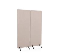 HJH Office 891000 Divisori acustici Mobile FLEXMIUT 177 x 60 cm, Set da 2 Pezzi, Schermo Acustico, Tessuto Talpa