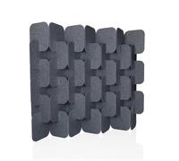 FLEXMIUT PLUG | Set da 6 pezzi (A x L x P) 164 x 174 x 25 cm - Parete divisoria Grigio
