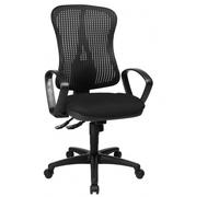 HJH SOLUTION PRO AL.B2 - Sedia da ufficio professionale Nero