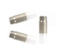 HJHLYJQBF Connettore di Compressione in Rame placcata per Il Sistema di Nebbia 3/8 '' (9,52 mm), 9,52 mm sede a Doppio Spray Dritto No Hole Plug 10 Pezzi