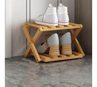 HJHLYJQBF Scarpiera Pieghevole in bambù a 2-10 Strati, scarpiera Indipendente, scarpiera Regolabile, Adatta per ingressi, soggiorni, corridoi e Angoli della Camera da Letto Primary Color 2° Piano