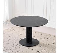 HJhomeheart Tavolo da Pranzo da 115 cm, Tavolo da Cucina Rotondo Moderno e Minimalista, Adatto a Cucine e Sale da Pranzo - BM