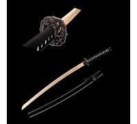 HJHUUA Bokken da 103 cm,Katana in bambù Naturale con Fodero,Spade da Samurai Fatte a Mano per Cosplay,Esposizione,Collezione,Allenamento Kendo,Decorazioni per la casa