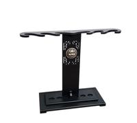 HJHUUA Espositore Verticale per Spada Katana▬Porta Armi in Legno▬Supporto a Forma di ventaglio a 6 Fori▬Supporto per Spada da Pavimento Fatto a Mano