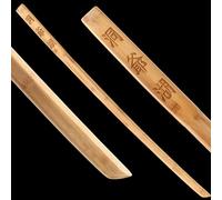 HJHUUA Spade da Allenamento in bambù da 100 cm,bokken Fatto a Mano,Spada da Samurai in Legno per la Pratica del Kendo,Regali,espositori,Cosplay,Oggetti di Scena
