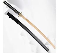 HJHUUA Spade da Samurai in bambù,Pratica di Arti Marziali Kendo,Katana Giapponese in Legno,con Fodero,Oggetti di Scena per Cosplay,bokken Fatto a Mano,Una varietà di Stili tra Cui Scegliere