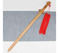 HJHUUA Spade dritte Tai Chi in bambù Naturale da 101 cm/85 cm,Spada di Legno per Allenamento di Arti Marziali,bokken Fatto a Mano per Regali,Decorazioni,Cosplay,Oggetti di Scena