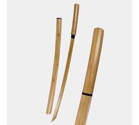 HJHUUA Spade Katana in bambù con Fodero,Spada in Legno Fatta a Mano,100 cm,Facile da Usare e trasportare