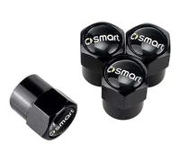 HJHYYHG Coprivalvole per Auto da 4 Pezzi, per Smart 453 451 450 Fortwo Forfour Tappi Auto Gomme Cappuccio Valvola a Prova di Perdita