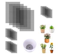 HJIAMA 20 Pezzi Rete Drenaggio Bonsai, 20 x 30 cm Griglia per Vaso da Fiori, Maglia Fine Cuscinetti per Bonsai Quadrati, Tappetino in Rete per Vasi da Fiori per Sigillare Fondo Vasi Fiori