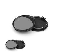 HJIAMA 4 Pezzi Coprimozzo per Auto, Coprimozzo Centrale Dell'auto, OD 63 mm, ID 58 mm, Coprimozzo, con Anello Acciaio Inox, Coprimozzo Centrale, per Auto