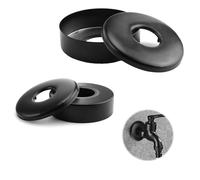 HJIAMA Copri Tubi 4 Pezzi, Diametro Foro 21 e 25 mm, Acciaio Inossidabile Rosetta Copritubo, Copri Termosifone, Tappi Radiatori per Rubinetti, Docce, Valvole Angolo
