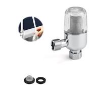 HJIAMA Filtro Scarico Doccia, Acciaio Inossidabile 316 Filtro Anticalcare, Interfaccia Universale a 4 Punti Shower Filter, Robusto e non Facile Arrugginire, per Rubinetti, Scaldabagni e Lavatrici
