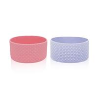 HJIAMA Flex Boot in Silicone 2 Pezzi, Antiscivolo Guaina di Protezione in Silicone, Silicone Stivale Protettivo per Bottiglia D'acqua, Elegante, per Tazze e Bottiglie 12/16/18/21/24 oz, 32-40 oz