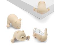 HJIAMA Paraspigoli Angolari, 4 Pezzi, Silicone, Elastico, Autoadesivo, Antitraccia, Tavolo per Angoli Mobili