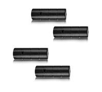 HJIAMA Peg Bici 4 Pezzi, Ferro Pedaline Bici Posteriore, Elevata Durezza, Nero Poggiapiedi Bici Gadget Bici, Pedale Estensione Dell'albero per Mountain Bike, Bici Strada, Scooter