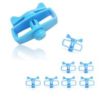 HJIAMA Tendifilo 8 Pezzi, Maniglia Girevole Tendifilo per Recinzione Plastica Tecnica, Tendifilo Stendibiancheria Blu, Tenditore Recinzione Rete Metallica per Tendere Fili Bucato