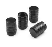 HJIAMIN 4 Pezzi Cappucci Stelo Valvola Pneumatici per BMW 440 2017-2020, Cappucci Antipolvere Auto Cappucci Valvole per Pneumatici con Guarnizione,Black