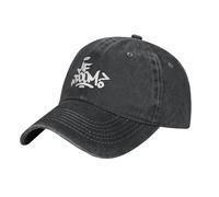 HJIOOP MF - Berretto da baseball da uomo e donna, in cotone lavato, stampa 3D, vintage, tinta unita, regolabile, unisex, regalo, MF Doom-32, Etichettalia unica