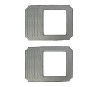 HJKBCLEH Panno for La Pulizia 24x24 Cm, Compatibile con Windobot, Robot Lavavetri S6 Ultra, Stracci Lavabili for Vetri Spessi E Mocio di Ricambio(10pcs)