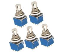 HJKLBGT Accessori per Strumenti per Chitarra 5 Pezzi 9 Pin Box Stomps Pedale Effetto Pedale per Chitarra Piede Pedale Effetto per Chitarra Elettrica