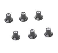 HJKLBGT Accessori per Strumenti per Chitarra Manopola Pulsante Amplificatore per Chitarra Manopola di Controllo Tono Volume Bordo in Alluminio