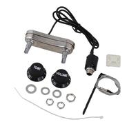 HJKLBGT Kit Pickup per Chitarra Acustica Pickup Piezoelettrico con Controllo Tono Volume A 6 Corde per Chitarra Acustica