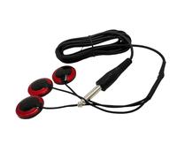 HJKLBGT Kit Pickup per Chitarra Acustica Trasduttore Universale Rosso con Attacco da 6,35 Mm Jack di Uscita con Terminale Pickup Piezoelettrico 3 per Chitarra Acustica