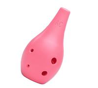 HJKLBGT Ocarina Professionale Ocarina 6 Fori AC in Plastica Ocarina Alto C A Sei Fori per Principianti in Plastica Rosa