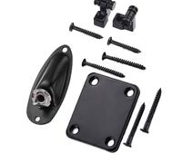 HJKLBGT Parti di Chitarra Accessori Supporto per Rullo per Corde di Chitarra Elettrica Accessori in Metallo Cavo Audio per Barca Piastra per Foro Jack Collo con Viti di Montaggio