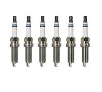 HJLHUIDM 91215 DILKAR7C9H Compatibile con Nissan 22401-1KC1C 22401-1KC7C Candele Torch15 Doppio Iridium Candele for Auto 2-8 PZ Parti di Automobili Accensione(6 Pieces with Box)