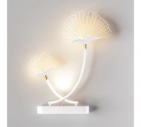 HJLJKG a LED dimmerabile 18W Decorativa Acrilico, Lampada Moderna in Foglia d'Acero modalità Colori, Soggiorno Camera Letto Percorso Corridoio Scale Balcone Illuminazione da Parete 1 Pezzo