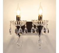 HJLJKG Bagno, Applique Comodino, Lampada Moderna Vintage, lampade Parete in Metallo per corridoio, Camera da Letto, Attacco E14