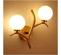 HJLJKG Branch Shape Wall Sconces 2 luci Nordic Iron Art LED Montata Montata Moderna Lampada a Parete Creativa Apparecchiatura per Decorazione per Interni per Il Salotto per Bambini l'ingresso del
