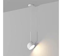 HJLJKG Chandelier Pendentale Minimo Nordico, Luce Metallica per Camera da Letto e Rappresentazione di Stanza (Argento)