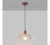 HJLJKG Fixi di Luce da soffitto Vintage con Forma di Fiore, lampadine a pendentile Moderna per Camera da Letto e albergo, lucignolo per tavola, Spazio Salotto, Soggiorno (Transparente)