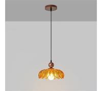 HJLJKG Fixi di Luce da soffitto Vintage con Forma di Fiore, lampadine a pendentile Moderna per Camera da Letto e albergo, lucignolo per tavola, Spazio Salotto, Soggiorno (Transparente)