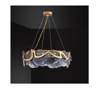 HJLJKG Illuminazione postmoderna scandinava di Lusso di Lusso con soffitto in Vetro a Sospensione per la Camera da Letto lampadario Cucina, Lampada a Parete