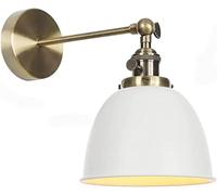 HJLJKG Lampada da Parete retrò, Applique a Parete Regolabile, Letto di Lettura del Comodino, Luce del Braccio Altalena, Arredamento a Parete in Stile Country Americano, infissi di Illuminazione