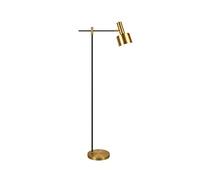 HJLJKG Lampada da terra moderna Stand placcato oro lettura pavimento Light Chadow Home soggiorno decorazione di studio interno lampada in piedi