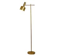 HJLJKG Lampada da terra moderna Stand placcato oro lettura pavimento Light Chadow Home soggiorno decorazione di studio interno lampada in piedi