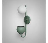 HJLJKG Lampada Geometrica, Luce da tonalità in Globo di Vetro con Contenitore di stoccaggio, Moderni lampade a Parete per Soggiorno Studio Scale Luci da Comodino Camera da Letto, Presa E27 (Colore: