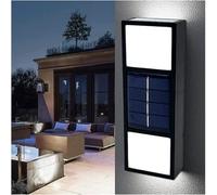 HJLJKG Lampadario, Lampadari da Parete per Esterni 2 Pezzi Lampada da Parete Solare Ip65 Lampada da Esterno Impermeabile Decorazione Moderna per Applique da Parete per Patio, Garage, Giardino,