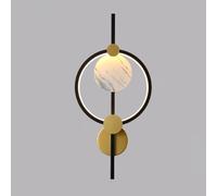 HJLJKG Lampade a LED Camera Letto Lampada in Alluminio Moderna 15W modalità Colore Applique Soggiorno Corridoio Scala Decorazioni per Interni Apparecchi di Illuminazione da Parete (20,4 Pollici)