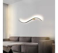 HJLJKG lineare Lampada Curva Moderna, Strisce Barra LED Apparecchi di Illuminazione Montaggio a Camera Letto Interna per Soggiorno Sfondo Decorazione della casa Luci da Parete