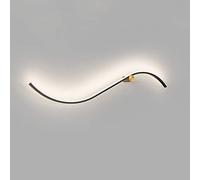 HJLJKG lineare Lampada Curva Moderna, Strisce Barra LED Apparecchi di Illuminazione Montaggio a Camera Letto Interna per Soggiorno Sfondo Decorazione della casa Luci da Parete