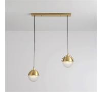 HJLJKG Luce a Pendenza Moderna da Pianale per Stanze Estetiche, Sistemi di Luminosità Multifunzionali con Acconto Facile da Cambiare, Finestra in Brass
