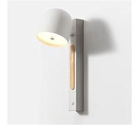 HJLJKG Luce minimalista moderna rustica, lampada da letto a LED a LED rotabile, applique a parete regolabile con interruttore, infissi di illuminazione decorativa interna per camera da bagno per bagno